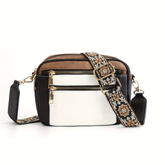 Crossbody Purse for Women, Small Shoulder Bags, Trendy Vegan Handbag with Adjustable Shoulder Strap