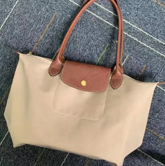 2025 Fashion Shoulder Bag Women's High Quality Nylon Handbag Large Capacity Classic Handbag Folding Bag Embroidered Dumpling Bag