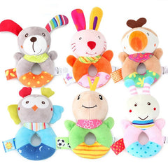 Bebê chocalho de pelúcia dos desenhos animados animais berço móvel cama sino brinquedos 0-12 meses infantil criança cedo brinquedo educativo para presentes recém-nascidos